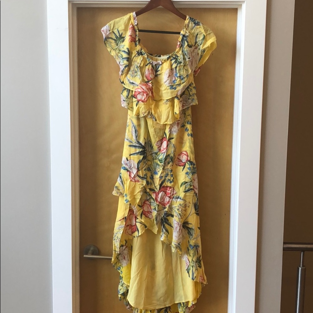 BB DAKOTA, high-low maxi dress